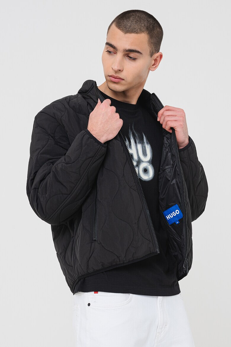HUGO Капитонирано яке бомбър Nylon - Pepit.bg