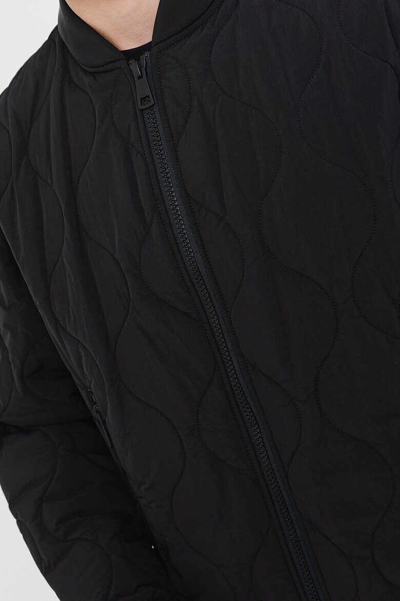 HUGO Капитонирано яке бомбър Nylon - Pepit.bg