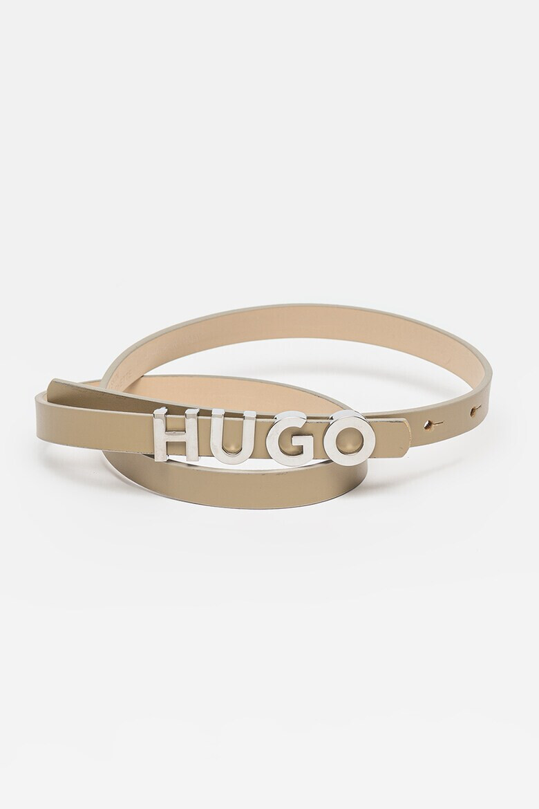 HUGO Кожен колан Zula с лого - Pepit.bg