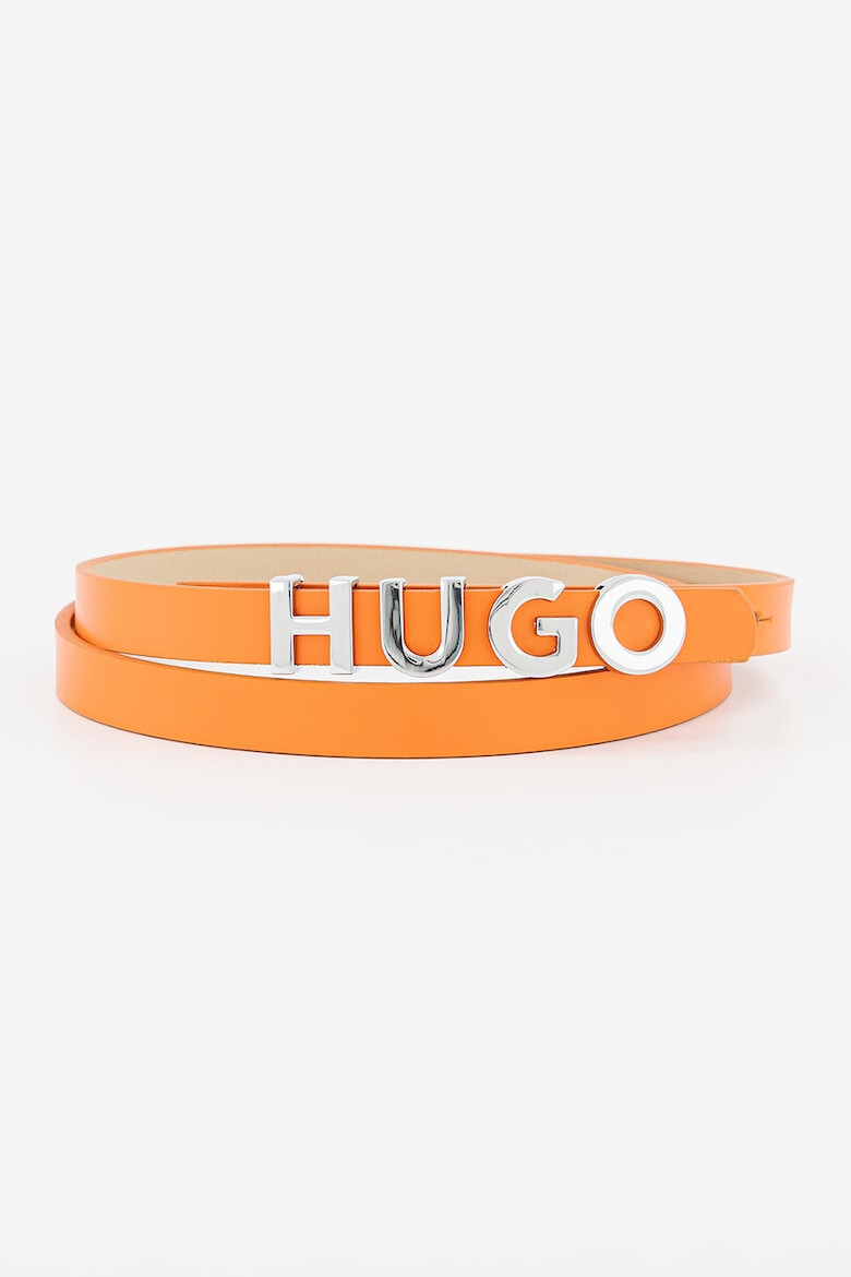 HUGO Кожен колан Zula с лого - Pepit.bg