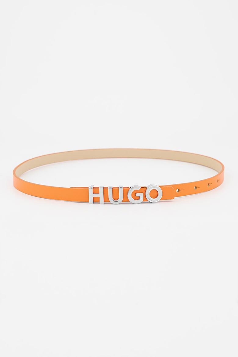 HUGO Кожен колан Zula с лого - Pepit.bg