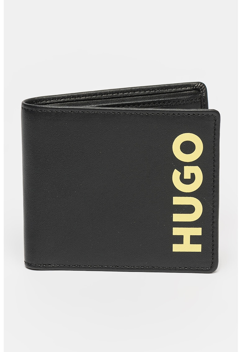 HUGO Кожен портфейл с лого - Pepit.bg