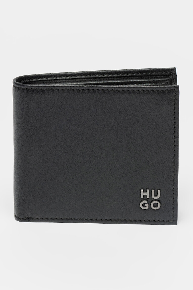 HUGO Кожен портфейл с лого - Pepit.bg