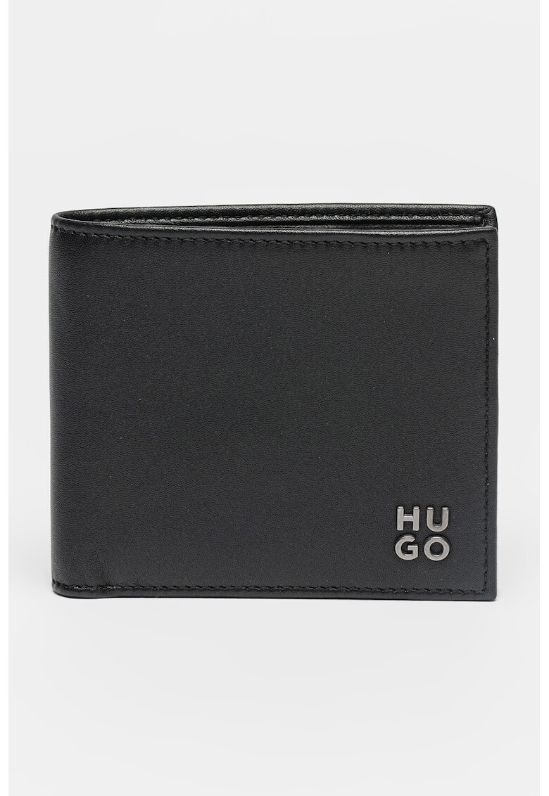 HUGO Кожен портфейл с лого - Pepit.bg