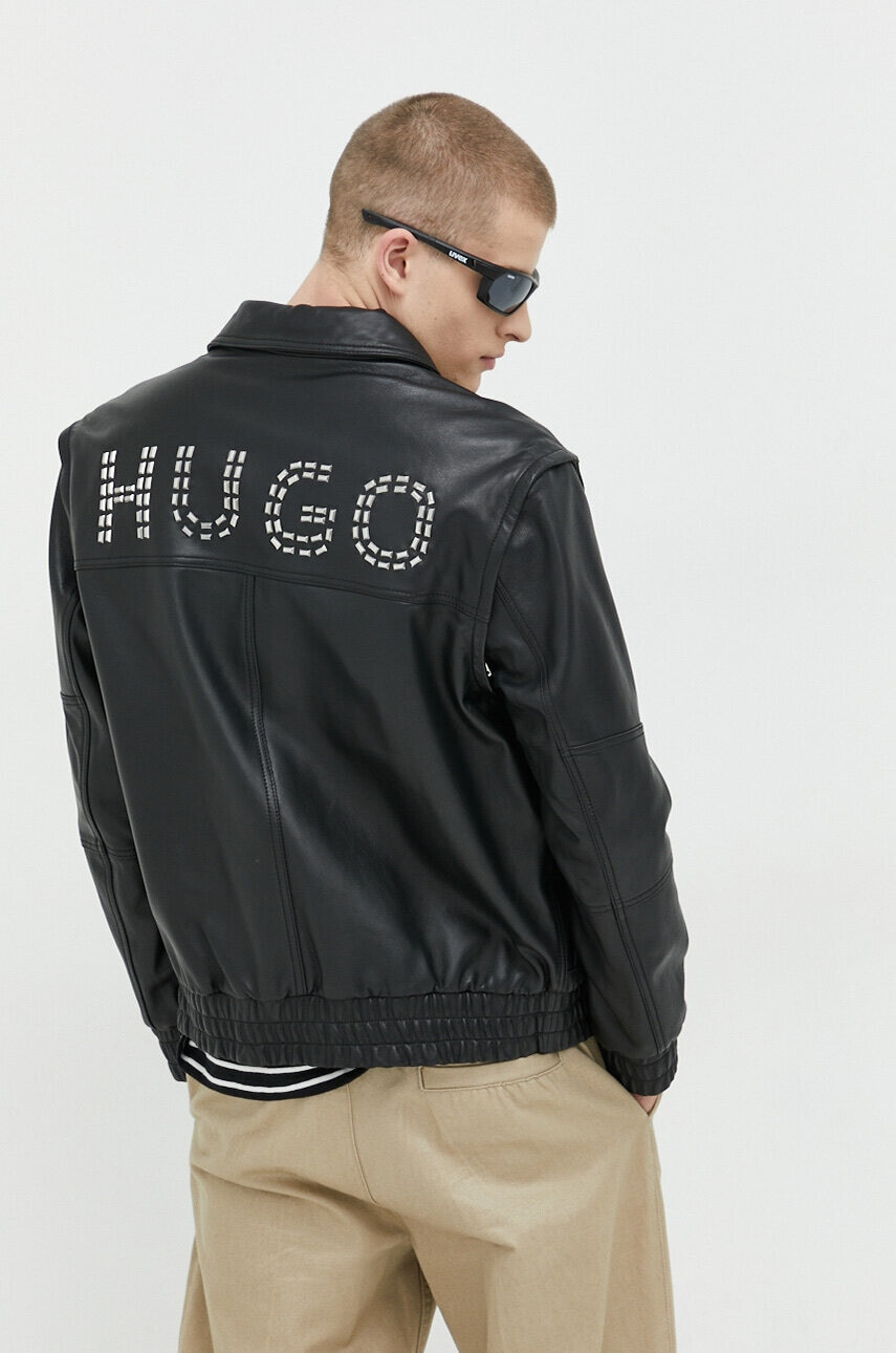 HUGO Кожено яке - Pepit.bg