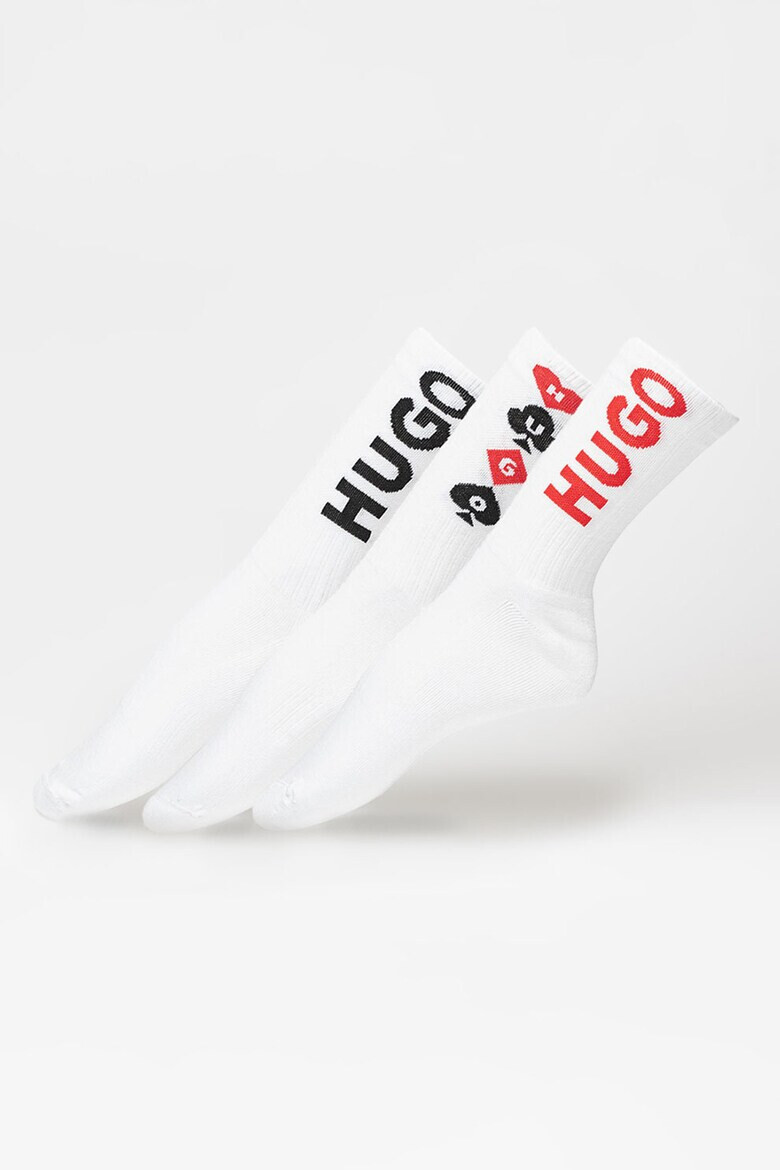 HUGO Къси чорапи 3 чифта - Pepit.bg