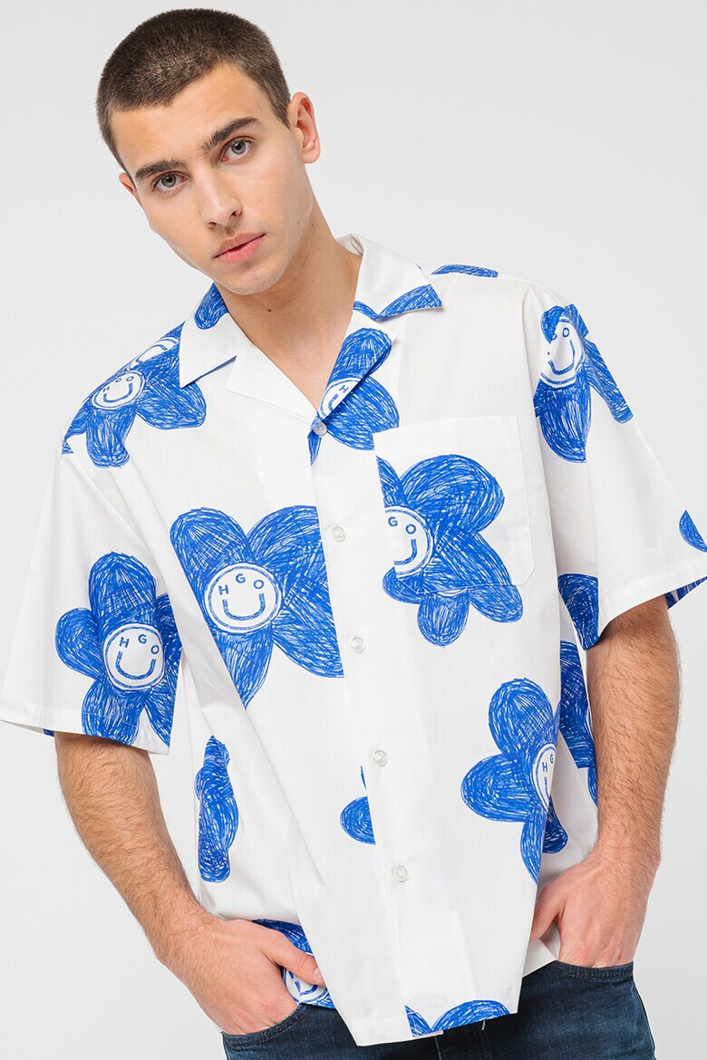 HUGO Памучна риза Eligino - Pepit.bg