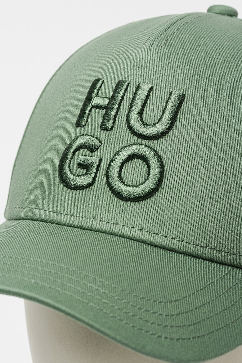 HUGO Памучна шапка Jude с лого - Pepit.bg