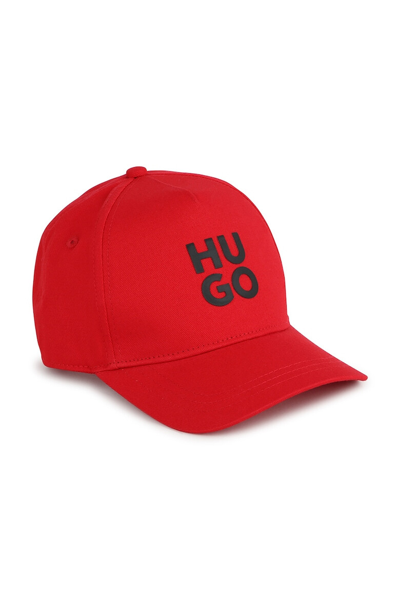HUGO Памучна шапка с лого - Pepit.bg
