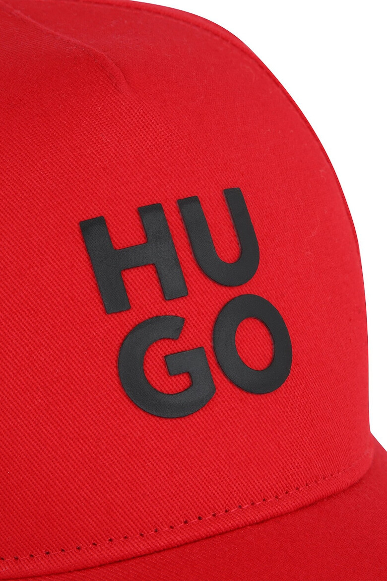 HUGO Памучна шапка с лого - Pepit.bg