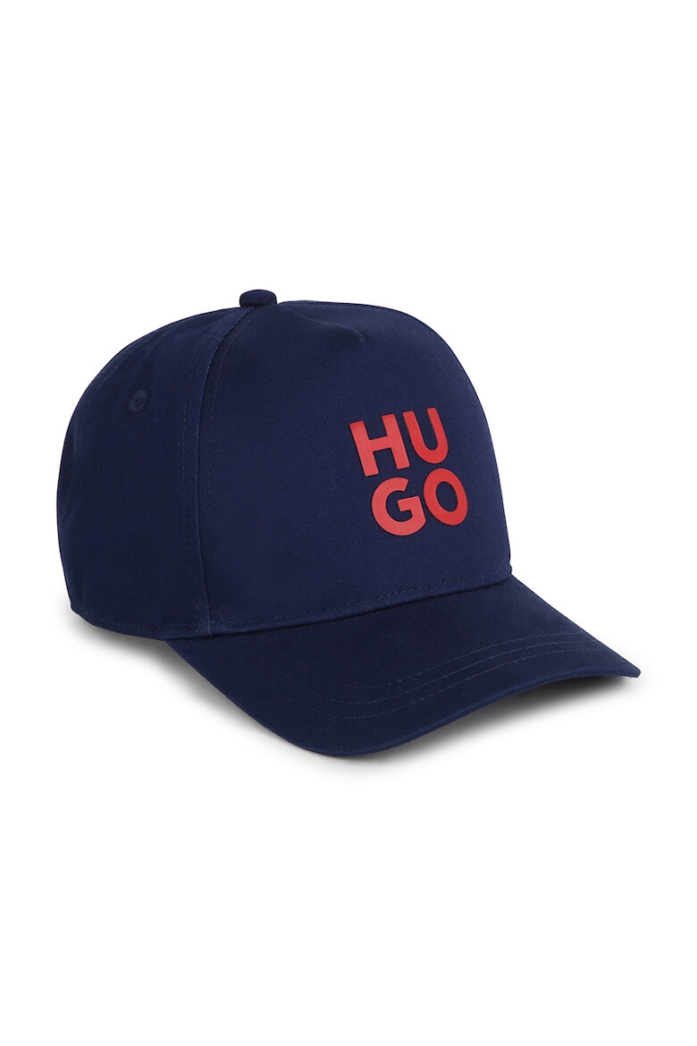 HUGO Памучна шапка с лого - Pepit.bg