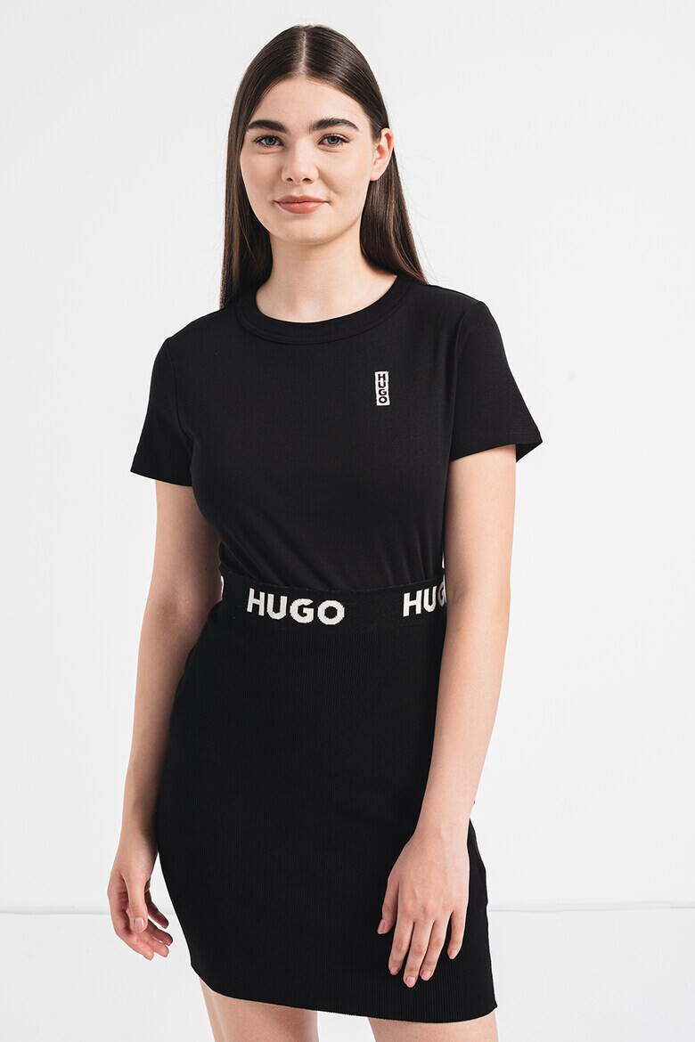 HUGO Памучна тениска Classic - Pepit.bg