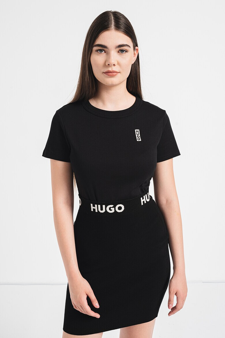 HUGO Памучна тениска Classic - Pepit.bg