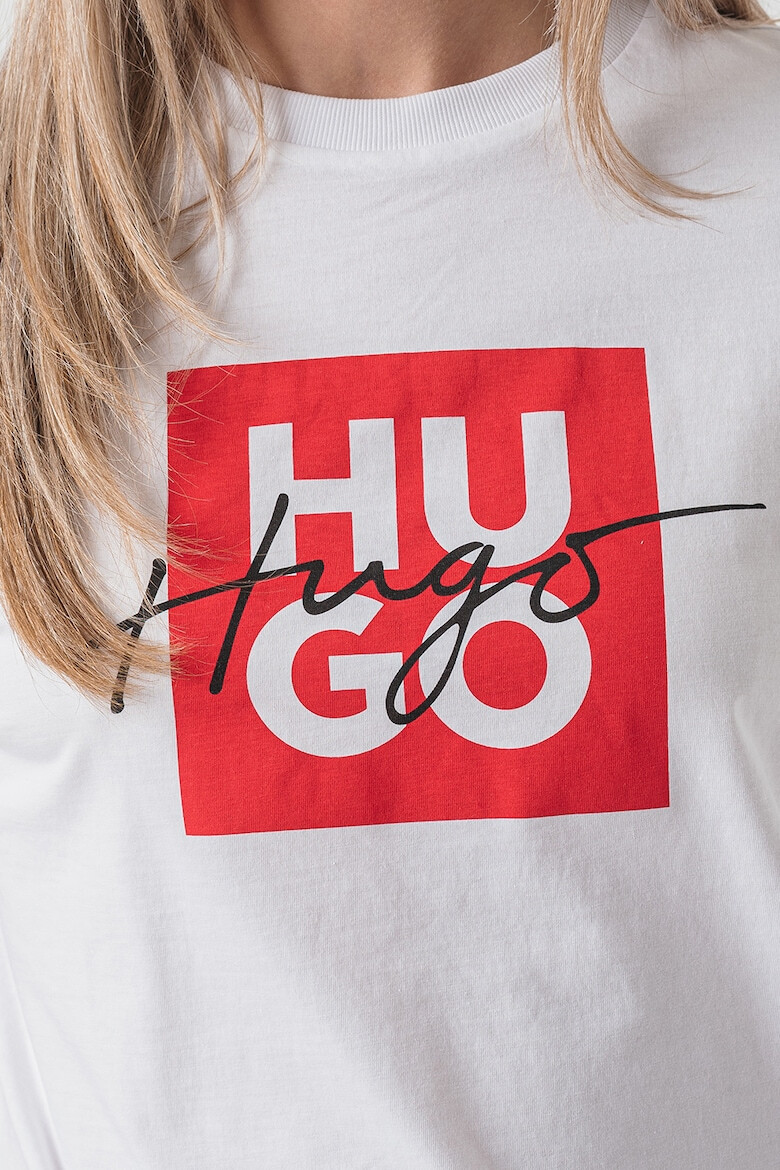 HUGO Памучна тениска Dashire - Pepit.bg