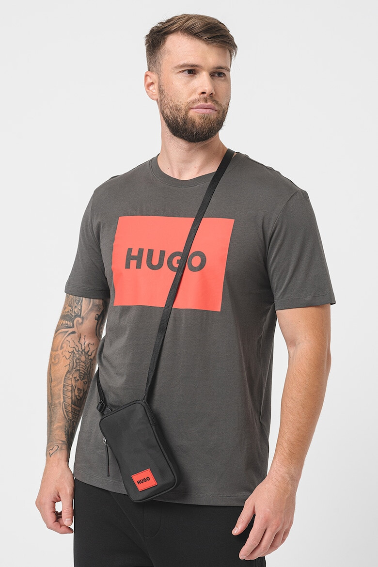 HUGO Тениска Dulive със стандартна кройка и лого - Pepit.bg
