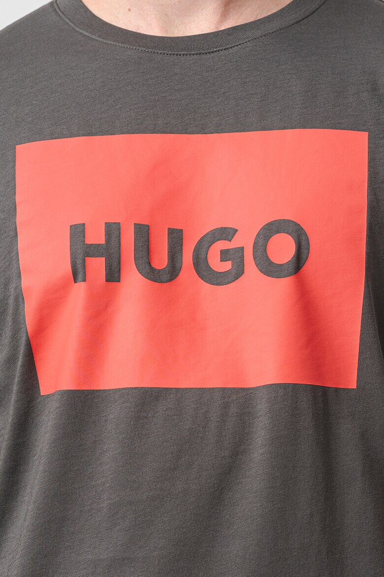 HUGO Тениска Dulive със стандартна кройка и лого - Pepit.bg
