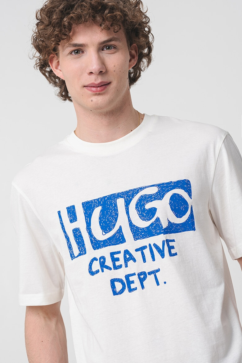 HUGO Памучна тениска Nugocrea - Pepit.bg