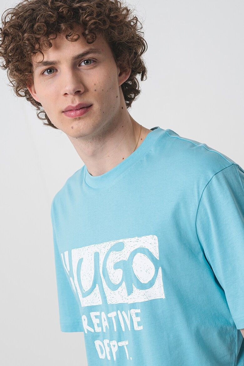 HUGO Памучна тениска Nugocrea - Pepit.bg