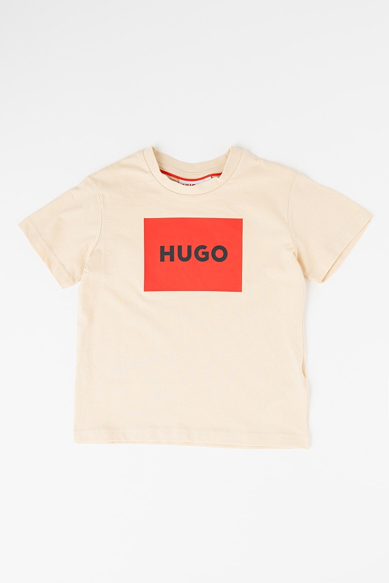 HUGO Памучна тениска с лого - Pepit.bg