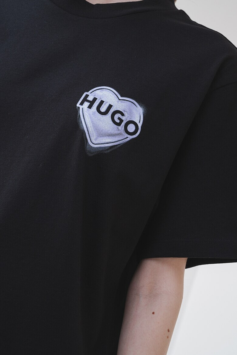 HUGO Памучна тениска Vintage - Pepit.bg