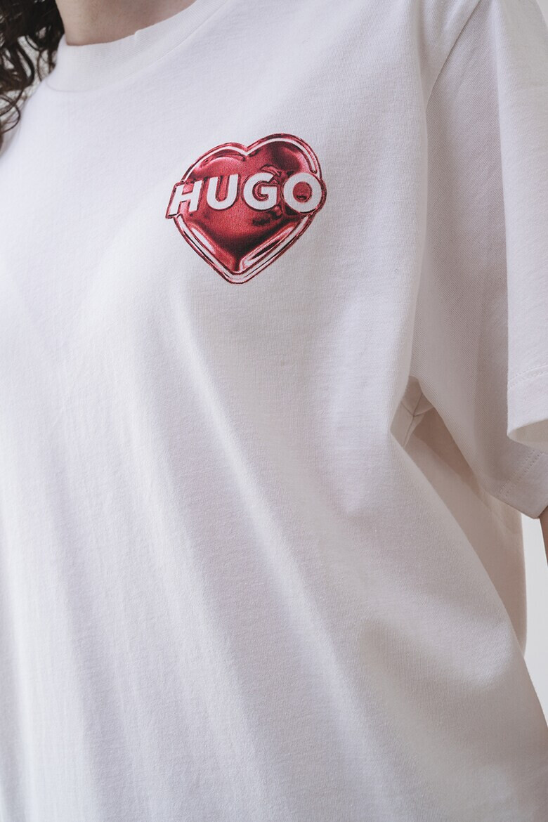 HUGO Памучна тениска Vintage - Pepit.bg