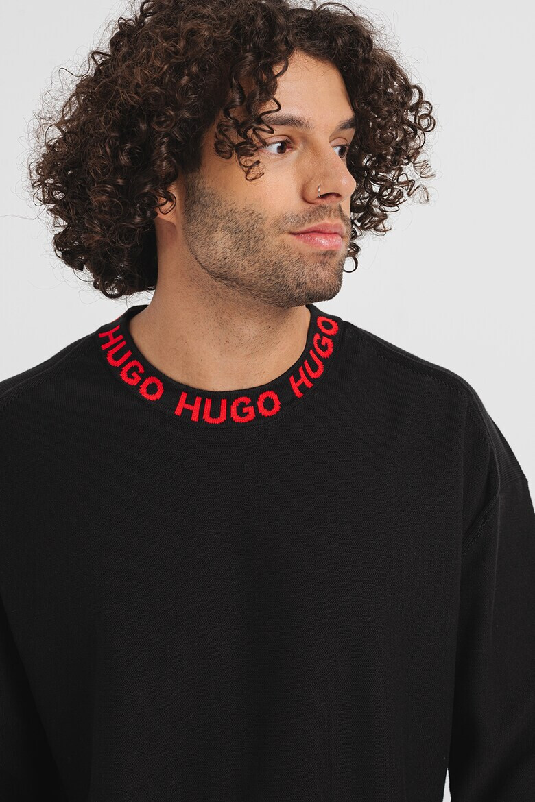 HUGO Пуловер Smarlo с лого - Pepit.bg