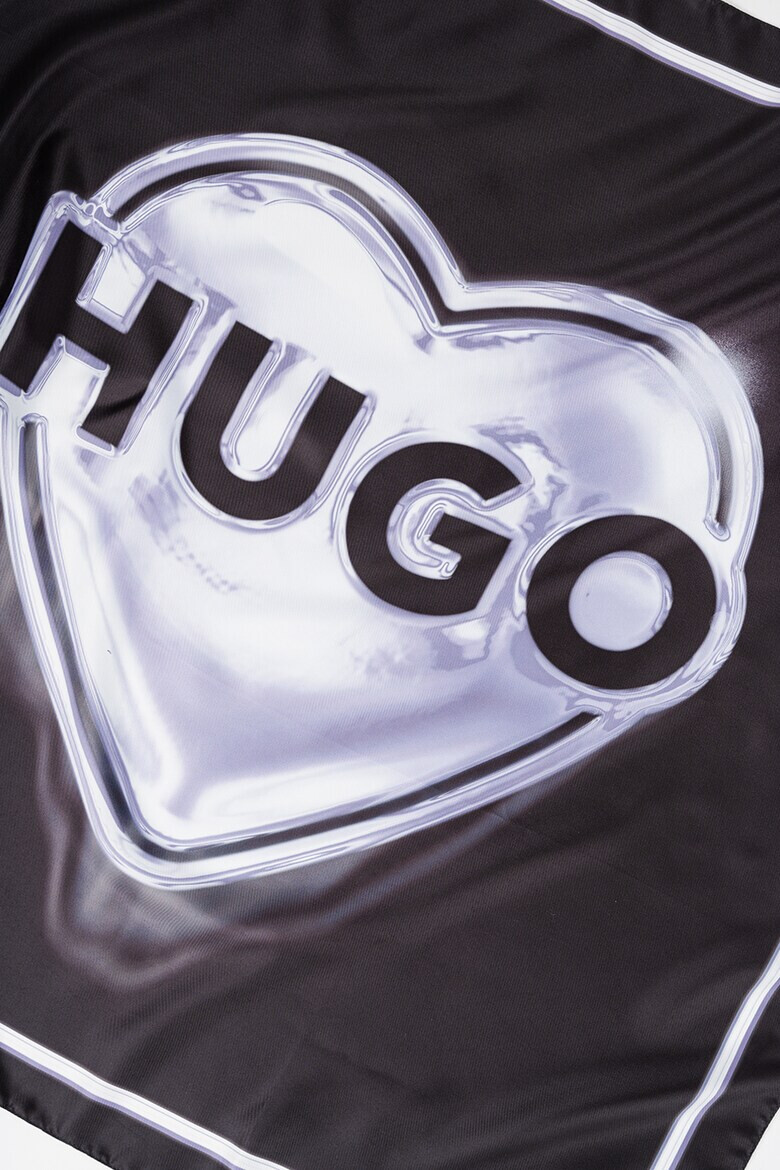 HUGO Шал Auraize с уголемено лого - Pepit.bg