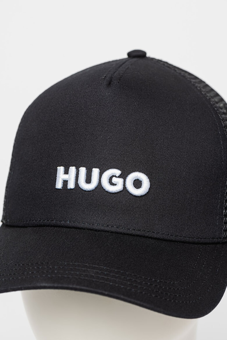 HUGO Шапка Marsel с бродирано лого - Pepit.bg