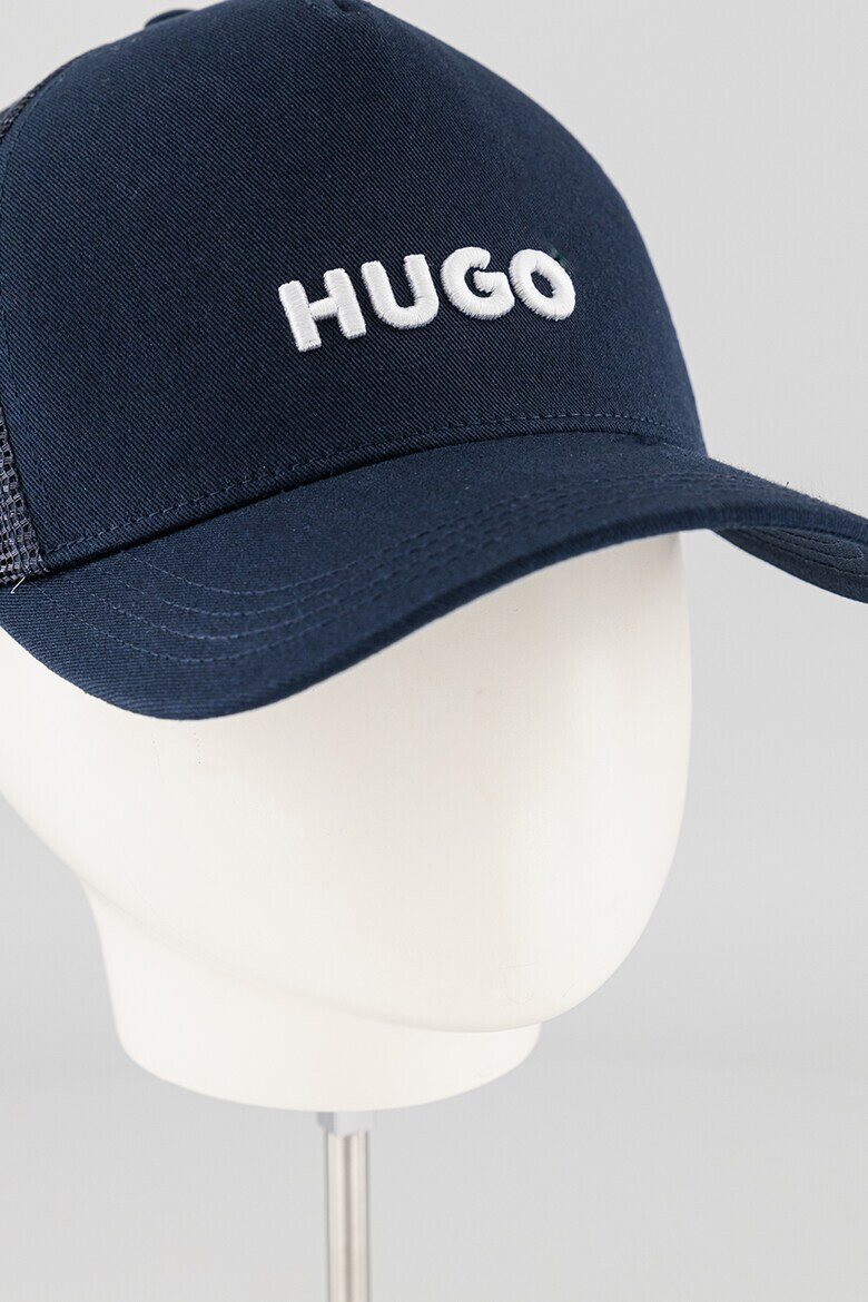 HUGO Шапка Marsel с бродирано лого - Pepit.bg