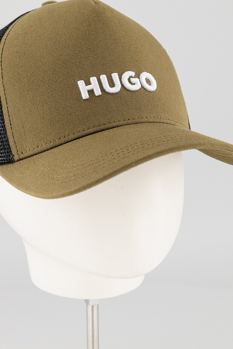 HUGO Шапка Marsel с бродирано лого - Pepit.bg
