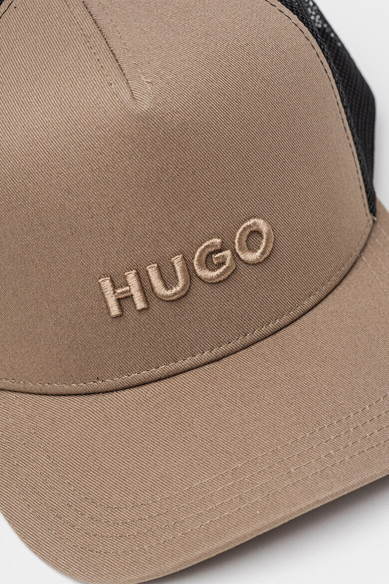 HUGO Шапка Marsel с бродирано лого - Pepit.bg