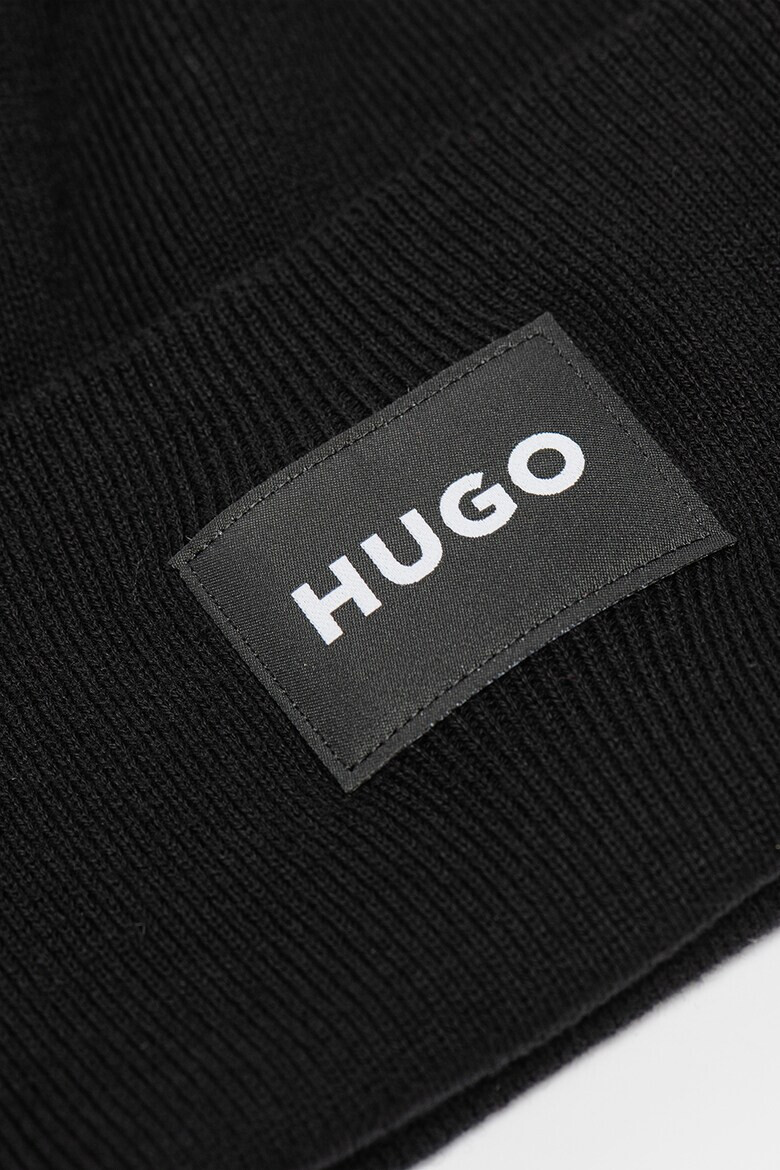 HUGO Шапка Xevon с пришито лого - Pepit.bg