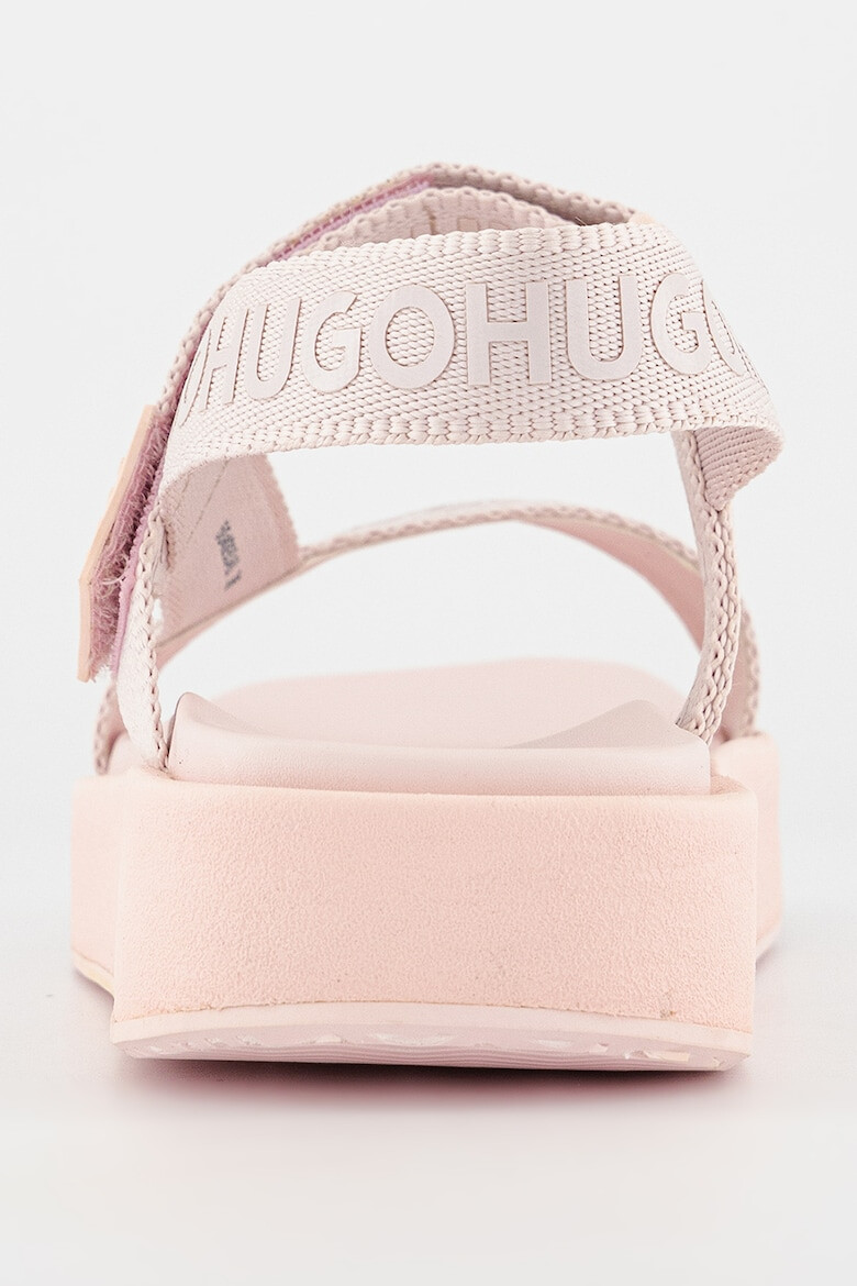 HUGO Текстилни сандали Emma с лого - Pepit.bg