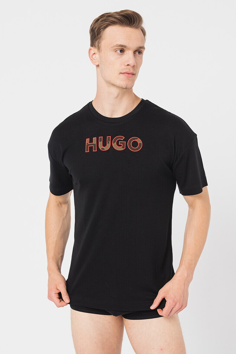 HUGO Тениска с лиосел Camo - Pepit.bg