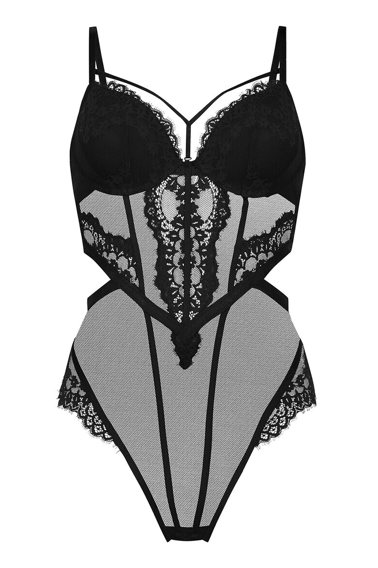Hunkemoller Дантелно боди Daisy - Pepit.bg