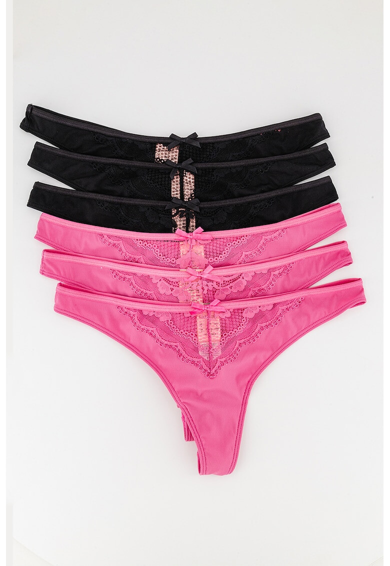 Hunkemoller Танга Nadine - 6 чифта - Pepit.bg