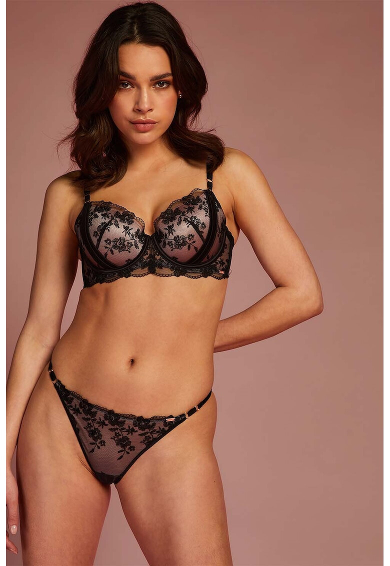 Hunkemoller Танга Steph с дантелено покритие - Pepit.bg