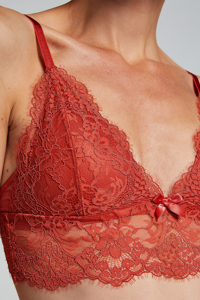 Hunkemoller Триъгълен дантелен сутиен - Pepit.bg