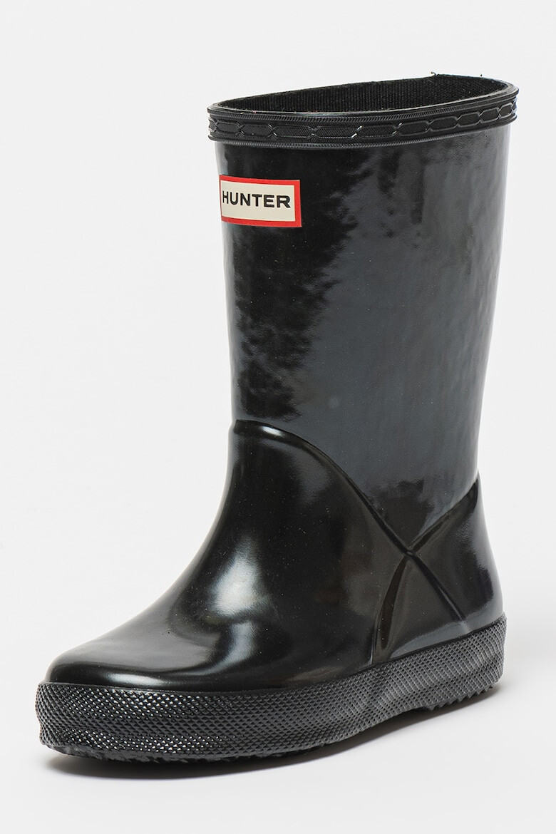 HUNTER Гумени ботуши Classic Gloss - Черен - Pepit.bg