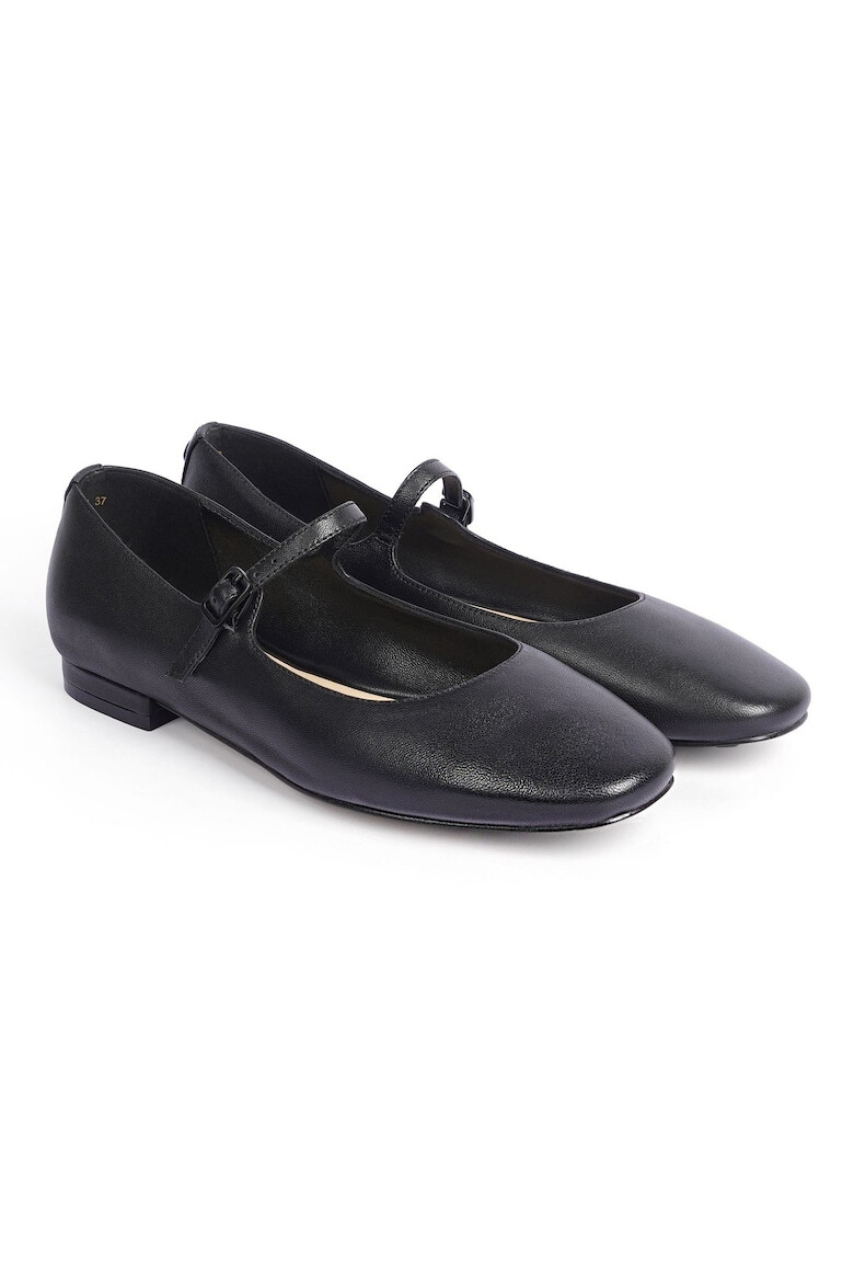 Il Passo Vickie Leather Flats - Черен - Pepit.bg
