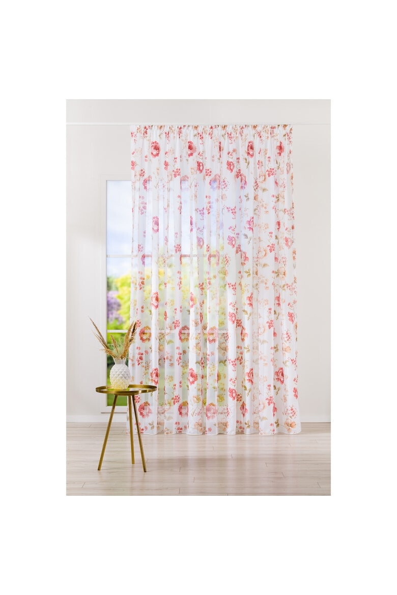 Imagine Living Textiles Перде Flora Mendola Home Textiles 300x245 см Червено - Pepit.bg