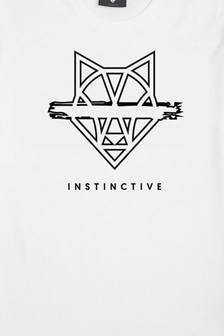 Instinctive Памучна тениска с лого - Pepit.bg
