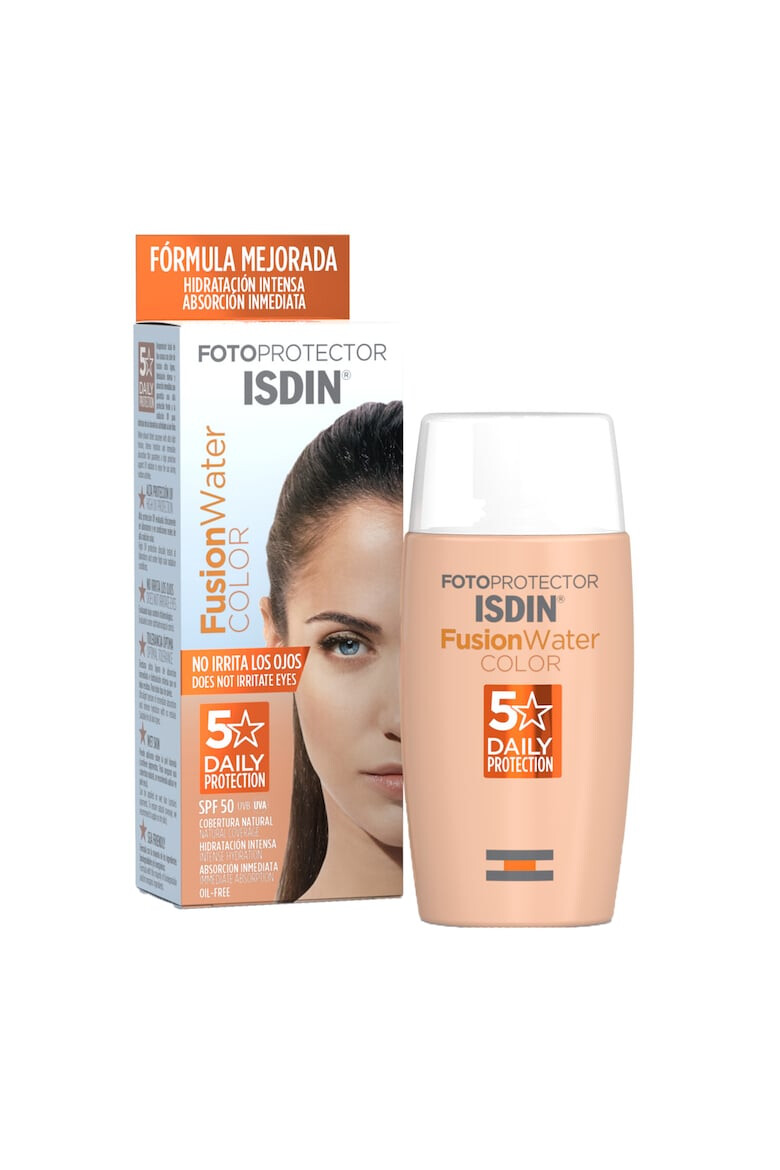 ISDIN Слънцезащитен крем с цвят Fusion Water Color SPF 50 Лека текстура 50 мл - Pepit.bg