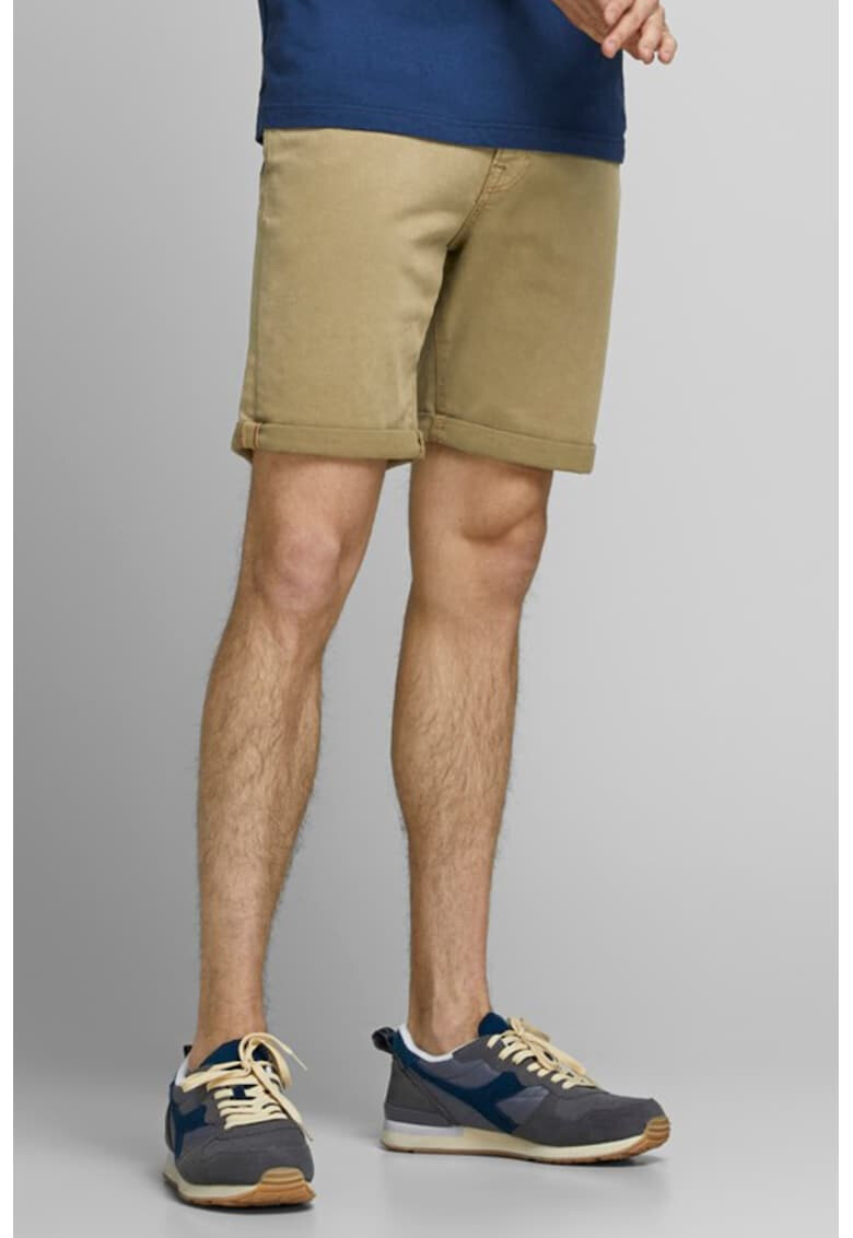 Jack&Jones Дънков къс панталон Rick с лиосел - Pepit.bg