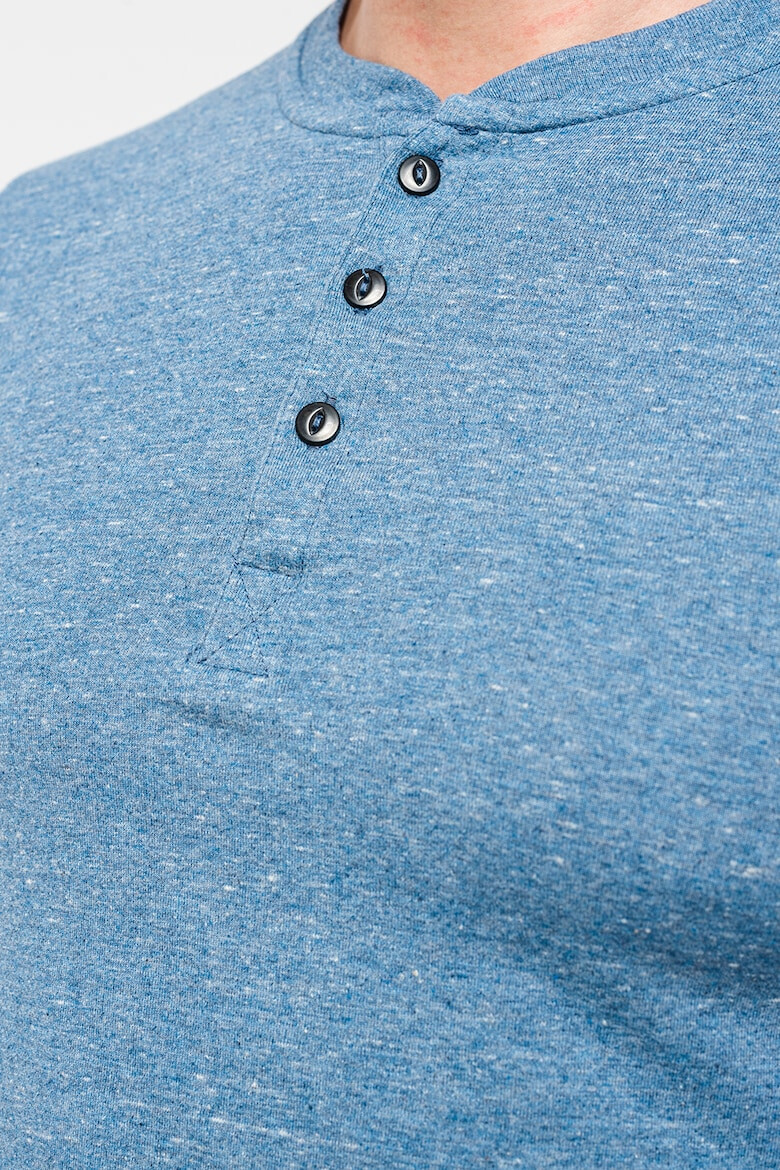 Jack & Jones Блуза Achenley с деколте Henley - Pepit.bg