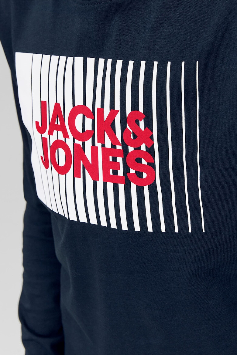 Jack & Jones Блуза от органичен памук с лого - Pepit.bg