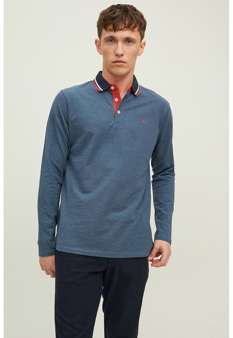 Jack & Jones Блуза с контрастна яка - Pepit.bg