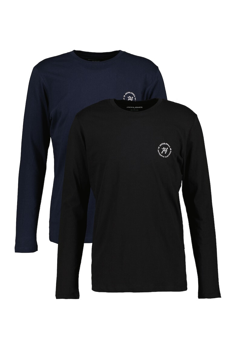 Jack & Jones Блуза с овално деколте - 2 броя - Pepit.bg