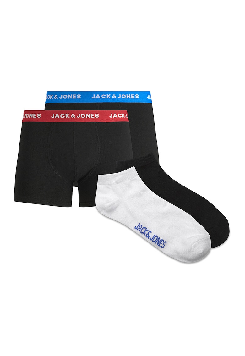 Jack & Jones Боксерки и чорапи 4 части - Pepit.bg