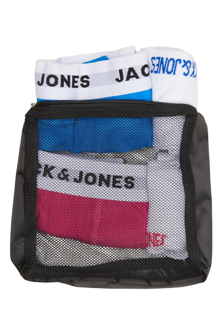 Jack & Jones Боксерки и чорапи до глезена 4 чифта - Pepit.bg